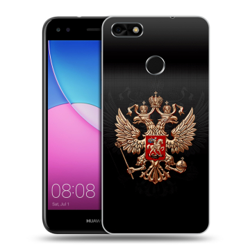 Силиконовый чехол на Huawei Nova Lite (2017) с принтом Герб России Силиконовый чехол на Huawei Nova Lite (2017) с принтом Герб России