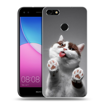 Силиконовый чехол на Huawei Nova Lite (2017) с принтом Коты Силиконовый чехол на Huawei Nova Lite (2017) с принтом Коты