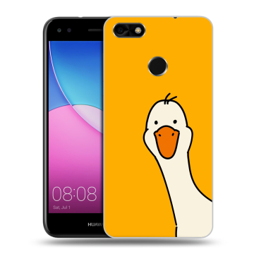 Силиконовый чехол на Huawei Nova Lite (2017) с принтом Утка Силиконовый чехол на Huawei Nova Lite (2017) с принтом Утка
