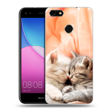 Силиконовый чехол на Huawei Nova Lite (2017) с принтом Котята Силиконовый чехол на Huawei Nova Lite (2017) с принтом Котята