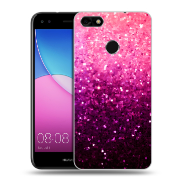 Силиконовый чехол на Huawei Nova Lite (2017) с принтом Блестки