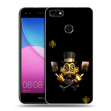 Силиконовый чехол на Huawei Nova Lite (2017) с принтом Золотой скрудж макдак
