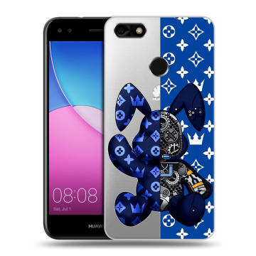 Силиконовый чехол на Huawei Nova Lite (2017) с принтом Луи робот