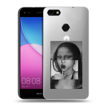 Силиконовый чехол на Huawei Nova Lite (2017) с принтом Мона Лиза