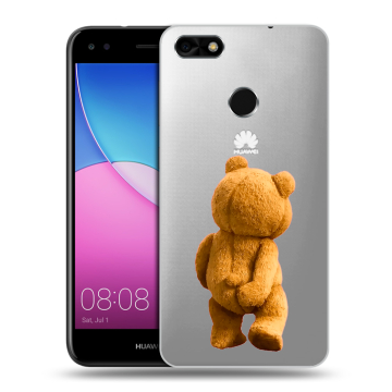 Силиконовый чехол на Huawei Nova Lite (2017) с принтом Медведь
