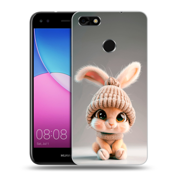 Силиконовый чехол на Huawei Nova Lite (2017) с принтом Кролик