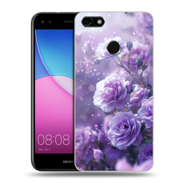 Силиконовый чехол на Huawei Nova Lite (2017) с принтом Розы цветы