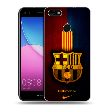Силиконовый чехол на Huawei Nova Lite (2017) с принтом Барселона Barcelona