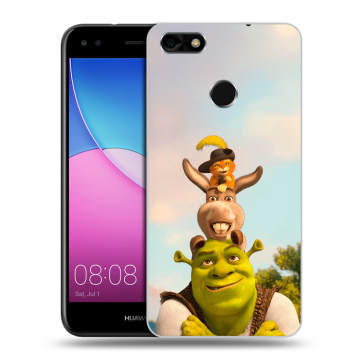 Силиконовый чехол на Huawei Nova Lite (2017) с принтом Шрек Shrek