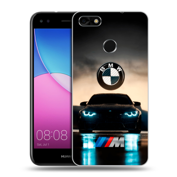 Силиконовый чехол на Huawei Nova Lite (2017) с принтом БМВ BMW
