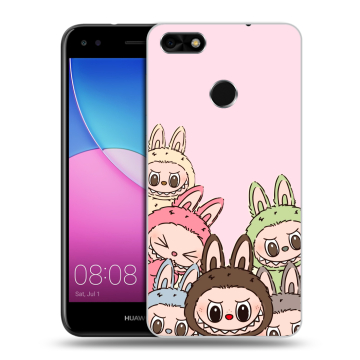 Силиконовый чехол на Huawei Nova Lite (2017) с принтом Лабубу