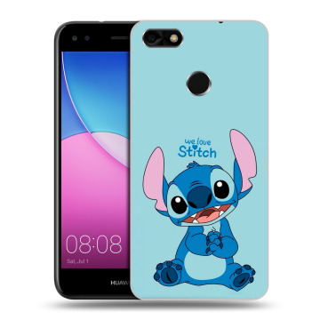 Силиконовый чехол на Huawei Nova Lite (2017) с принтом Лило и Стич