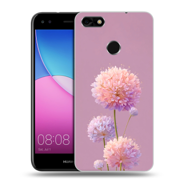 Силиконовый чехол на Huawei Nova Lite (2017) с принтом Цветы