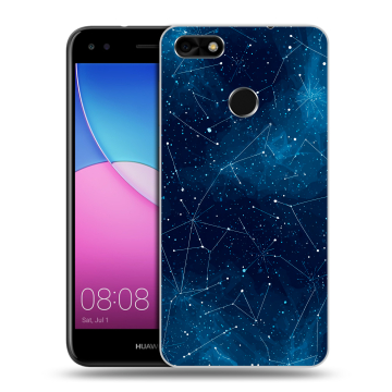 Силиконовый чехол на Huawei Nova Lite (2017) с принтом Космос звезды