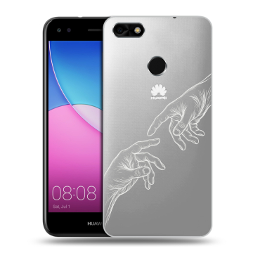 Силиконовый чехол на Huawei Nova Lite (2017) с принтом Сотворение мира