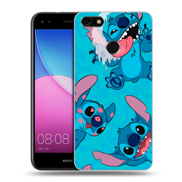 Силиконовый чехол на Huawei Nova Lite (2017) с принтом Лило и Стич