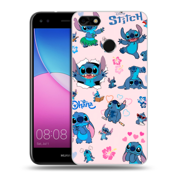 Силиконовый чехол на Huawei Nova Lite (2017) с принтом Лило и Стич