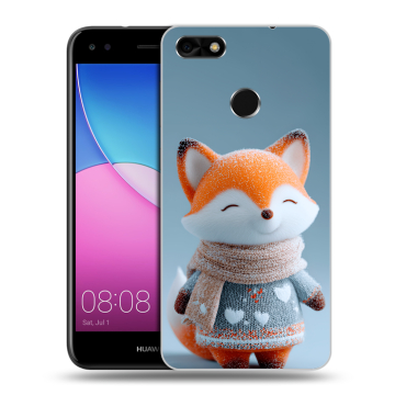Силиконовый чехол на Huawei Nova Lite (2017) с принтом Лиса