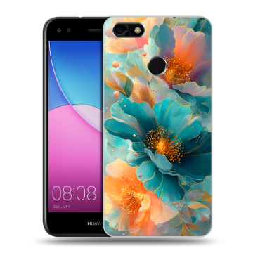 Силиконовый чехол на Huawei Nova Lite (2017) с принтом Цветы