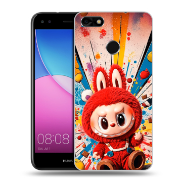 Силиконовый чехол на Huawei Nova Lite (2017) с принтом Labubu Лабубу