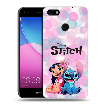 Силиконовый чехол на Huawei Nova Lite (2017) с принтом Лило и Стич
