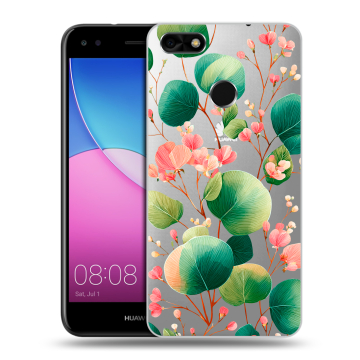 Силиконовый чехол на Huawei Nova Lite (2017) с принтом женский