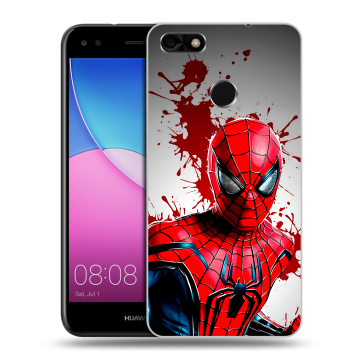 Силиконовый чехол на Huawei Nova Lite (2017) с принтом Spiderman Человек паук