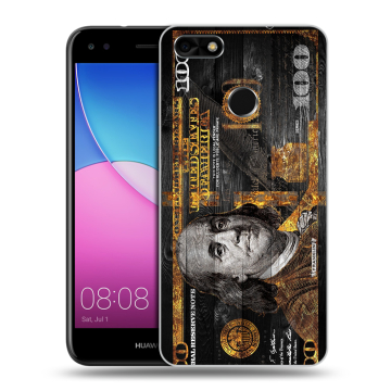 Силиконовый чехол на Huawei Nova Lite (2017) с принтом Доллар деньги