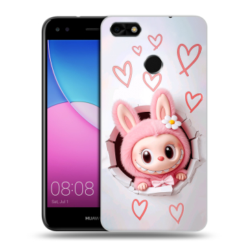 Силиконовый чехол на Huawei Nova Lite (2017) с принтом Labubu Лабубу