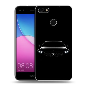 Силиконовый чехол на Huawei Nova Lite (2017) с принтом Mercedes Мерседес Силиконовый чехол на Huawei Nova Lite (2017) с принтом Mercedes Мерседес