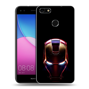 Силиконовый чехол на Huawei Nova Lite (2017) с принтом IronMan Железный человек
