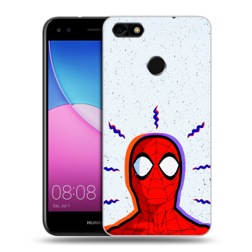 Силиконовый чехол на Huawei Nova Lite (2017) с принтом Spiderman Человек паук