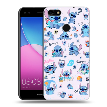 Силиконовый чехол на Huawei Nova Lite (2017) с принтом Лило и Стич