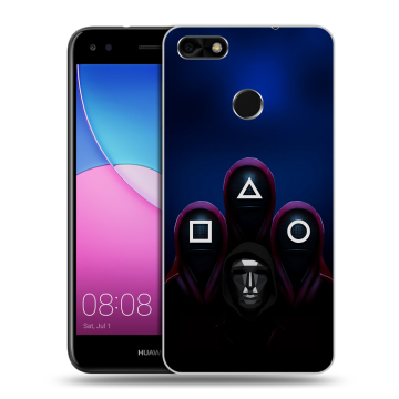 Силиконовый чехол на Huawei Nova Lite (2017) с принтом Игра Кальмара