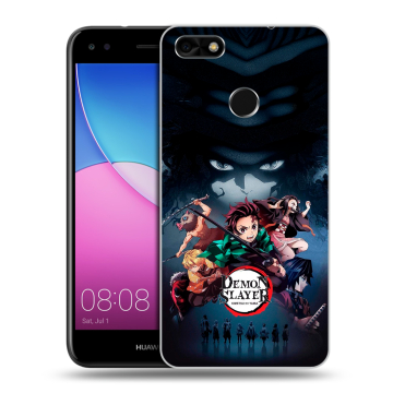 Силиконовый чехол на Huawei Nova Lite (2017) с принтом Demon Slayer Клинок рассекающий демонов Силиконовый чехол на Huawei Nova Lite (2017) с принтом Demon Slayer Клинок рассекающий демонов