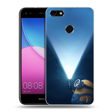 Силиконовый чехол на Huawei Nova Lite (2017) с принтом Миньоны