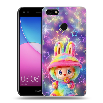 Силиконовый чехол на Huawei Nova Lite (2017) с принтом Labubu Лабубу