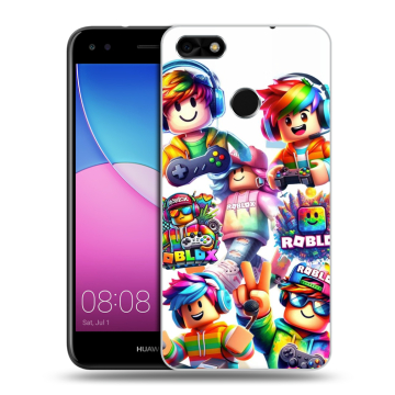 Силиконовый чехол на Huawei Nova Lite (2017) с принтом Roblox Роблокс