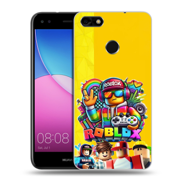 Силиконовый чехол на Huawei Nova Lite (2017) с принтом Roblox Роблокс Силиконовый чехол на Huawei Nova Lite (2017) с принтом Roblox Роблокс