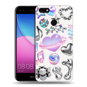 Силиконовый чехол на Huawei Nova Lite (2017) с принтом Y2K