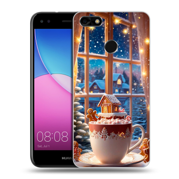 Силиконовый чехол на Huawei Nova Lite (2017) с принтом Новый год