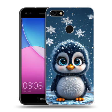 Силиконовый чехол на Huawei Nova Lite (2017) с принтом Новый год