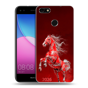 Силиконовый чехол на Huawei Nova Lite (2017) с принтом Новый год