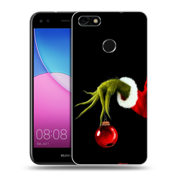 Силиконовый чехол на Huawei Nova Lite (2017) с принтом Новый год Гринч