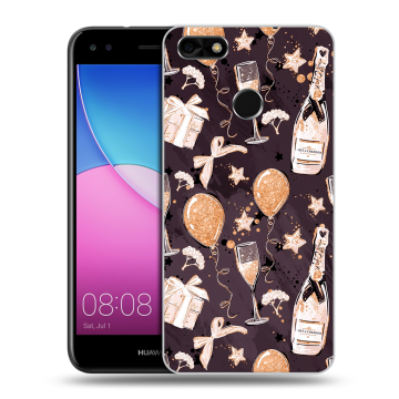 Силиконовый чехол на Huawei Nova Lite (2017) с принтом Новый год