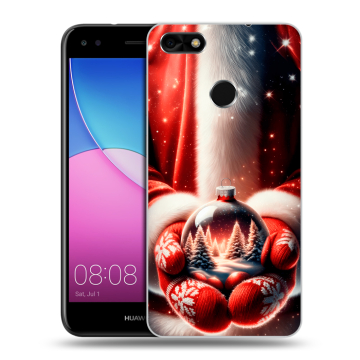 Силиконовый чехол на Huawei Nova Lite (2017) с принтом Новый год