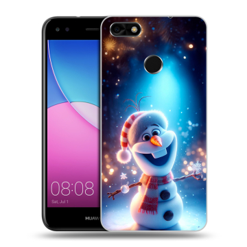 Силиконовый чехол на Huawei Nova Lite (2017) с принтом Новый год