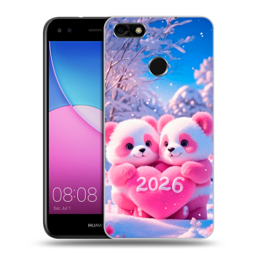 Силиконовый чехол на Huawei Nova Lite (2017) с принтом Новый год