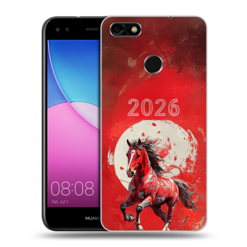 Силиконовый чехол на Huawei Nova Lite (2017) с принтом Новый год