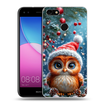 Силиконовый чехол на Huawei Nova Lite (2017) с принтом Новый год